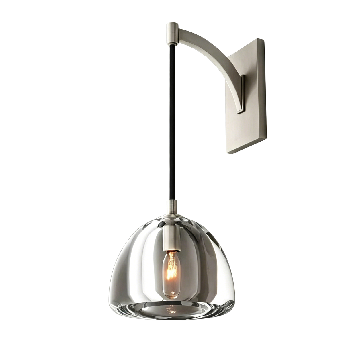 Hemispherical Brass Wall Lamp - view 27 | Metavaya