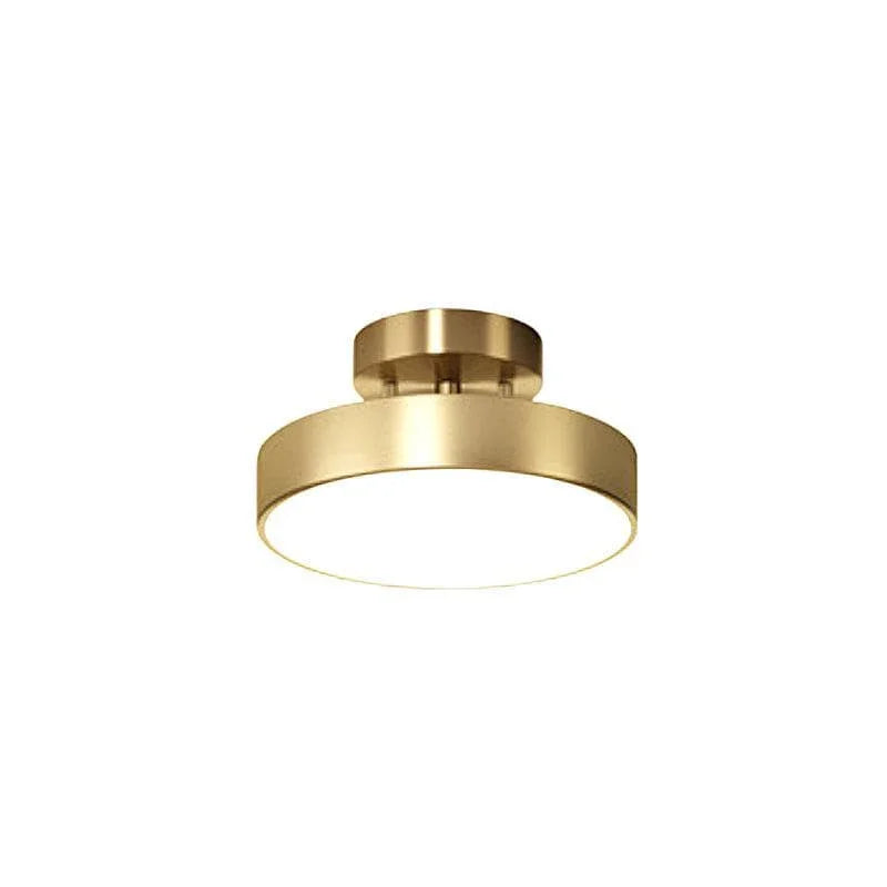 Metavaya Ceiling Lamp Dia 20cm x H 10cm / ∅ 7.9″ x H 3.9″ / Brass / Warm Light Hero Rotating Ceiling Lamp 6938617813468 M2023110901-2