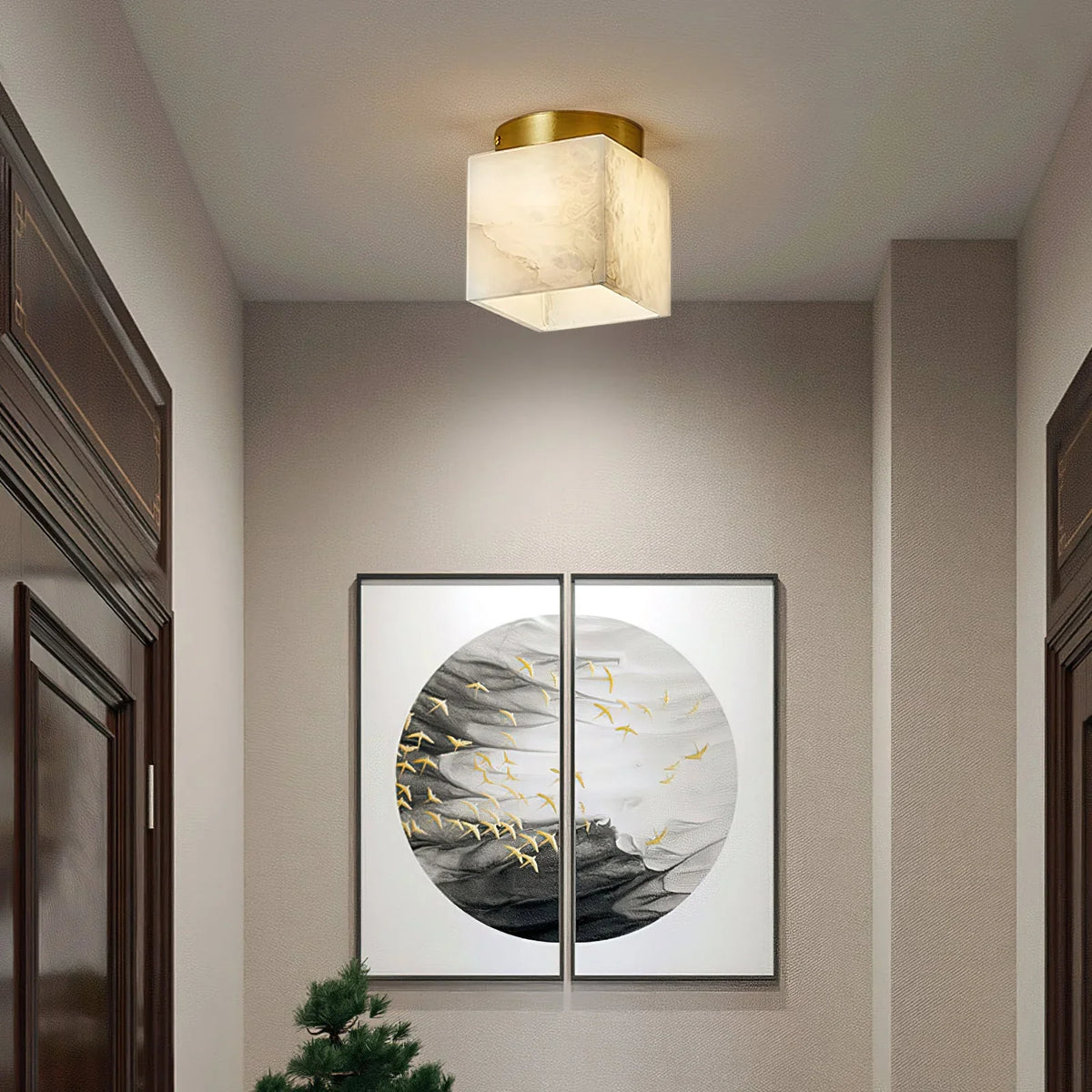 Hudson Valley Budnick Ceiling Light - view 3 | Metavaya