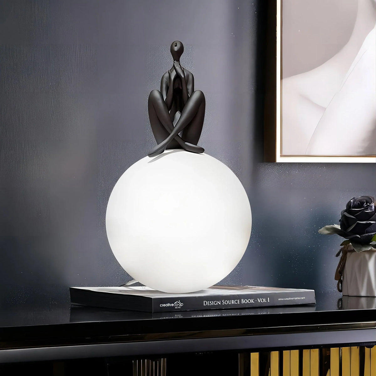Metavaya Table lamp Statue Deco Table Lamp - B