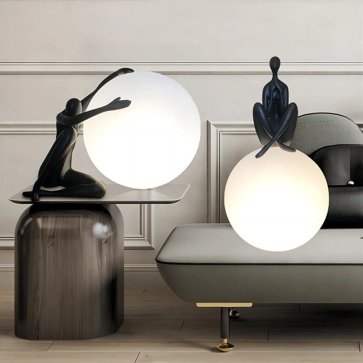 Metavaya Table lamp Statue Deco Table Lamp - B