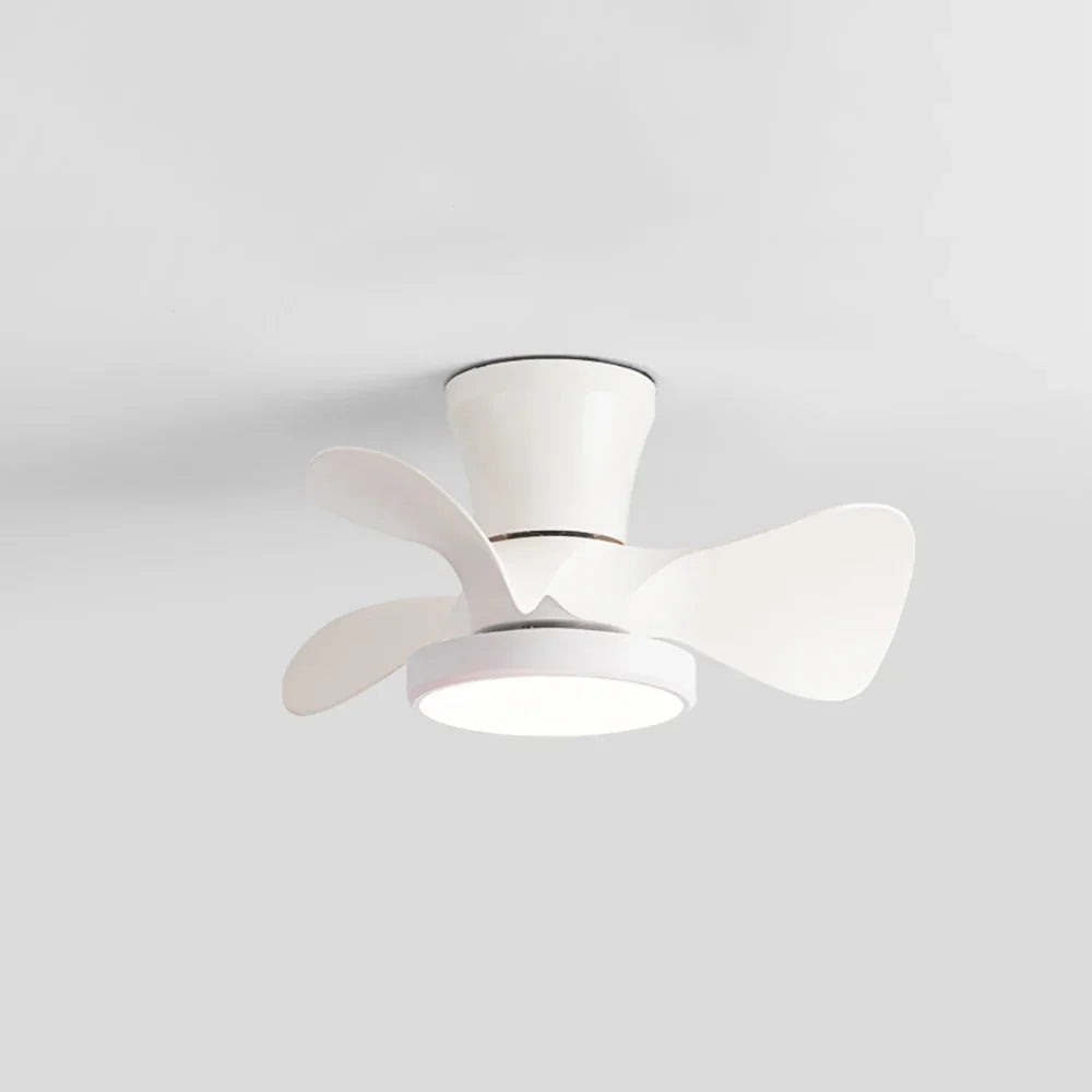 Industrial Round Acrylic Ceiling Fan Light - view 18 | Metavaya