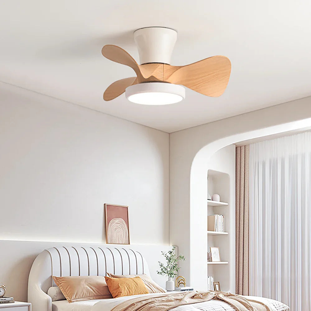 Industrial Round Acrylic Ceiling Fan Light - view 9 | Metavaya