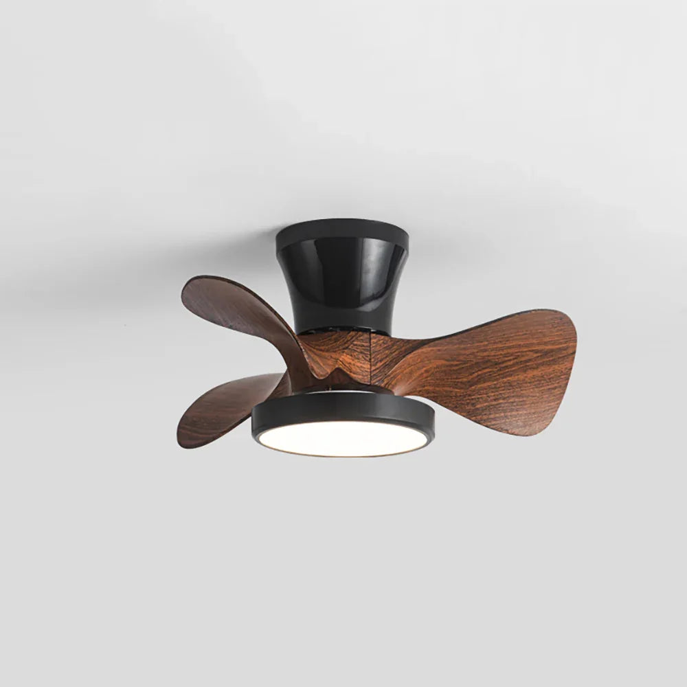 Industrial Round Acrylic Ceiling Fan Light - view 15 | Metavaya