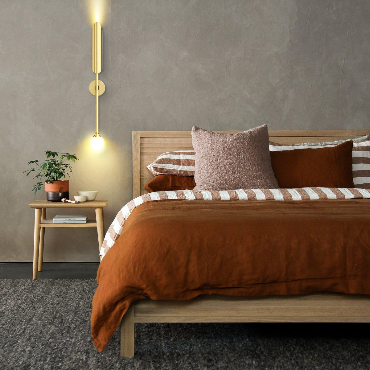 Metavaya Wall lamp long tube candle holder long tube candle holder|copper wall lamp 