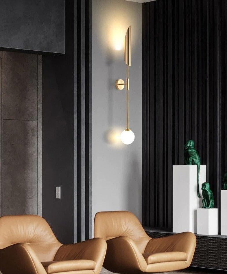 Metavaya Wall lamp long tube candle holder long tube candle holder|copper wall lamp 