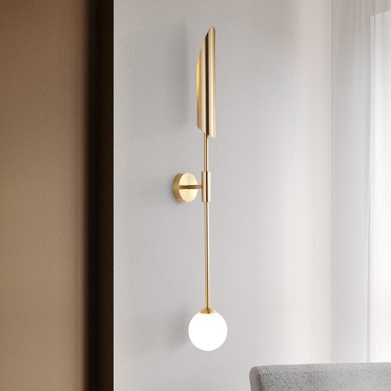 Metavaya Wall lamp long tube candle holder long tube candle holder|copper wall lamp 