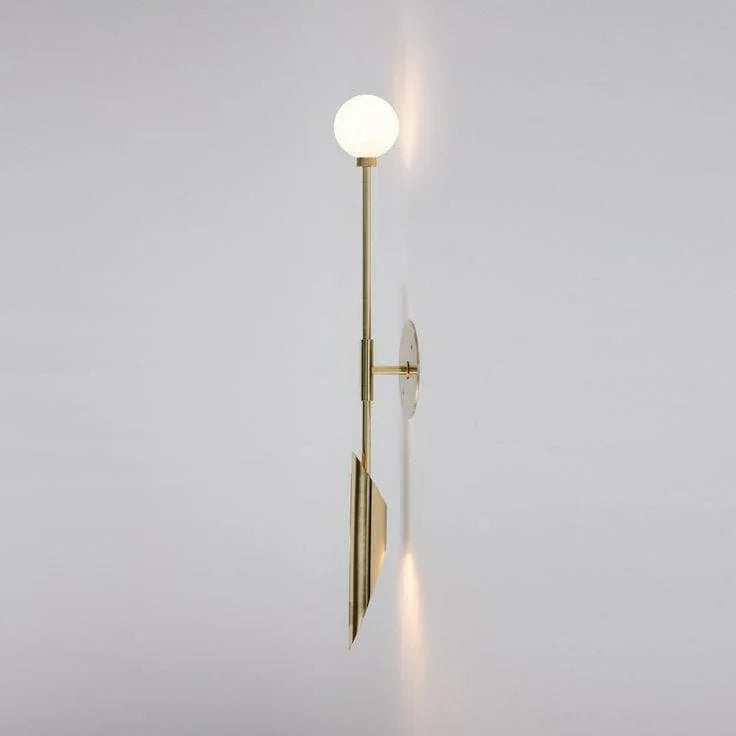 Metavaya Wall lamp long tube candle holder long tube candle holder|copper wall lamp 