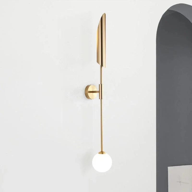 Metavaya Wall lamp long tube candle holder long tube candle holder|copper wall lamp 