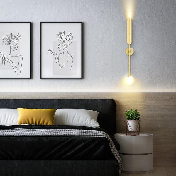 Metavaya Wall lamp long tube candle holder long tube candle holder|copper wall lamp 