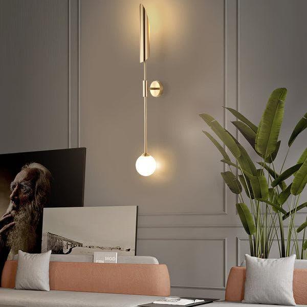 Metavaya Wall lamp long tube candle holder long tube candle holder|copper wall lamp 