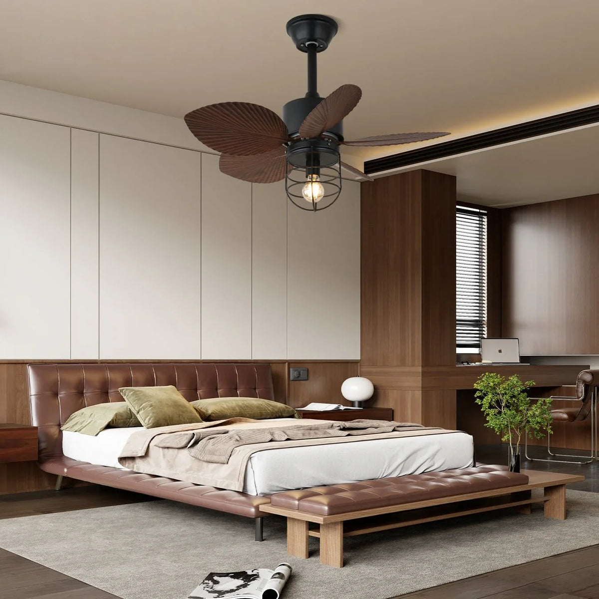 Isabella Breeze Ceiling Fan Light - view 2 | Metavaya