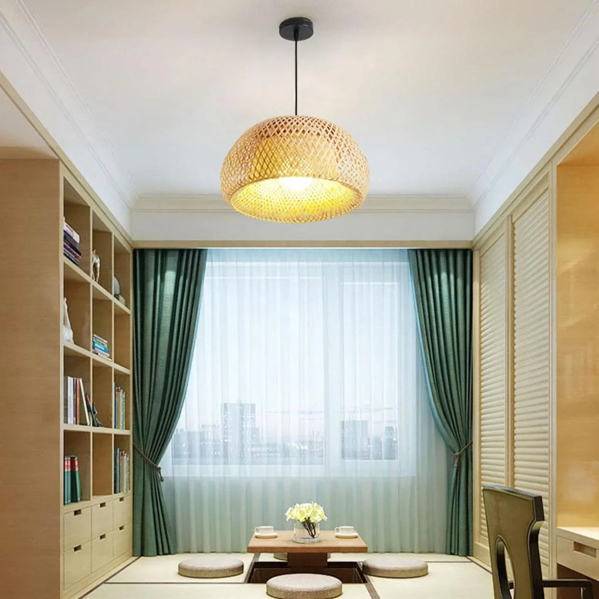 Metavaya Pendant lamp Oriental Bamboo Pendant Lampp