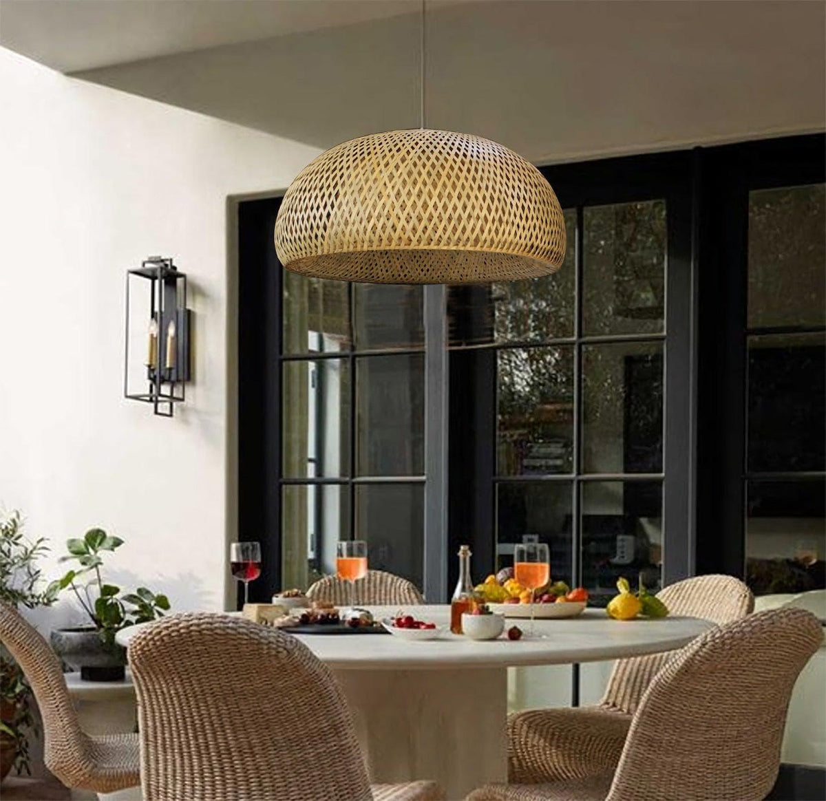 Metavaya Pendant lamp Oriental Bamboo Pendant Lampp