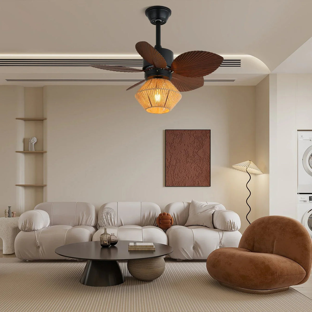 Isla Ceiling Fan Light - view 2 | Metavaya