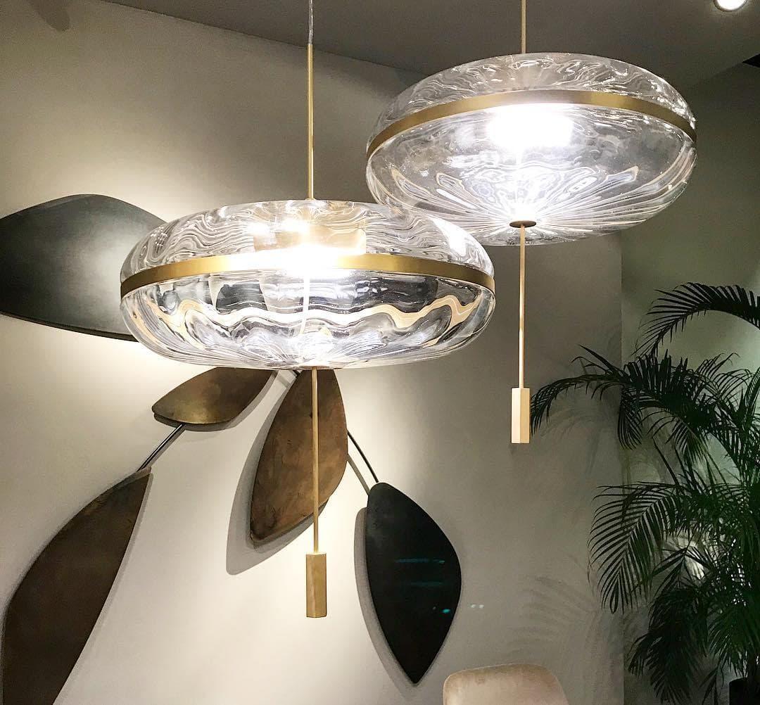 Metavaya Pendant lamp Dia 35cm x H 25cm / ∅ 13.7″ x H 9.8″ / Copper / Warm Light Jolie Pendant Lamp 662668846224 M2023122404-1 Julie Chandelier | Discount Sale