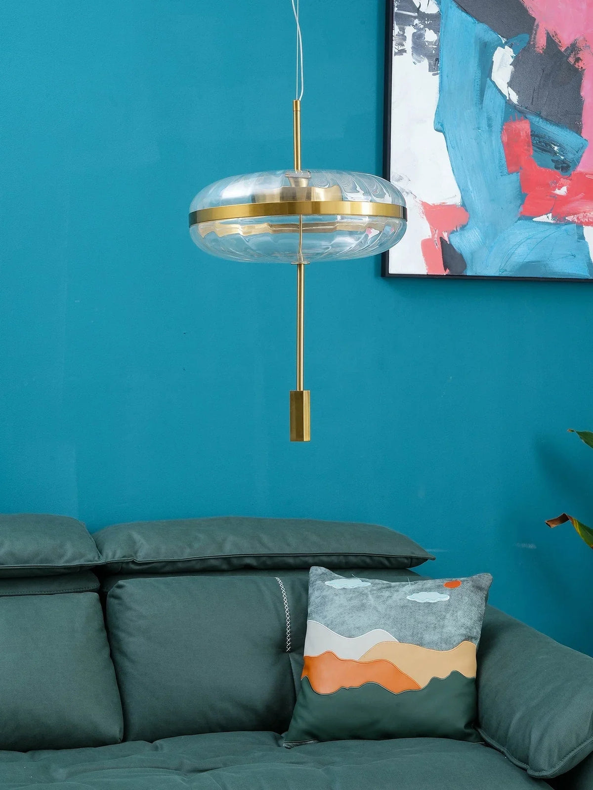 Metavaya Pendant lamp Dia 35cm x H 25cm / ∅ 13.7″ x H 9.8″ / Copper / Warm Light Jolie Pendant Lamp 662668846224 M2023122404-1 Julie Chandelier | Discount Sale