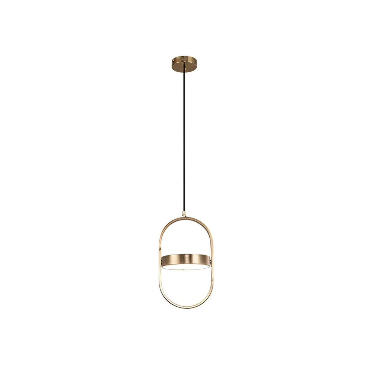 Metavaya Pendant lamp Vertical Dia 19cm x H 31cm / ∅ 7.5″ x H 12.2″ / Gold / Warm Light Kuu Pendant Lamp 6938617817886 M2023120305-2 Simple Kuu Pendant Lamp