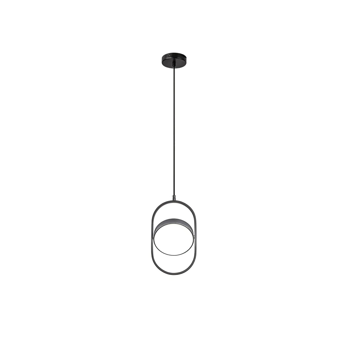 Metavaya Pendant lamp Vertical Dia 19cm x H 31cm / ∅ 7.5″ x H 12.2″ / Black / Warm Light Kuu Pendant Lamp 6938617817879 M2023120305-1 Simple Kuu Pendant Lamp