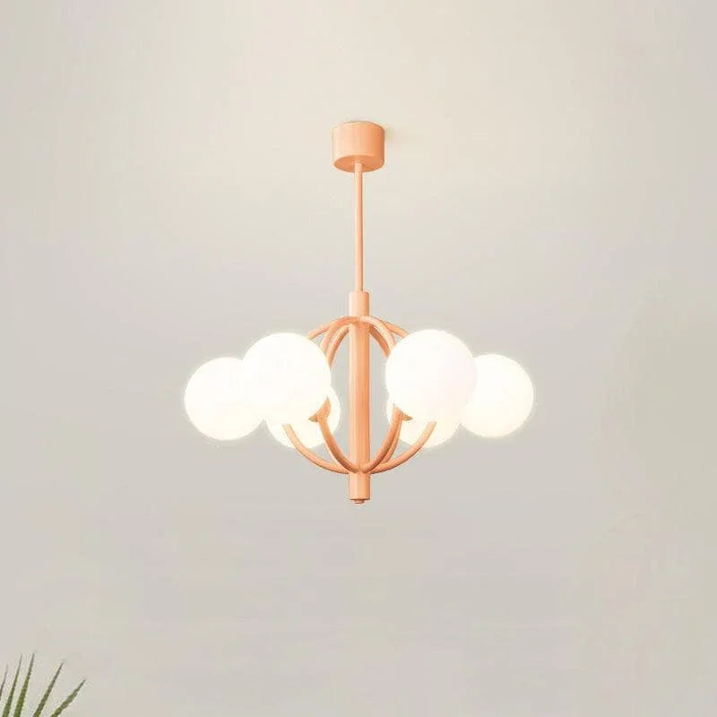 Metavaya Chandelier Dia 50cm x H 55cm / ∅ 19.7″ x H 21.7″ / Orange Kaiser Chandelier 6938617790295 M2023101301-4
