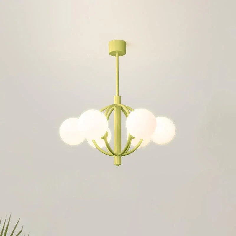 Metavaya Chandelier Dia 50cm x H 55cm / ∅ 19.7″ x H 21.7″ / Green Kaiser Chandelier 6938617790271 M2023101301-2