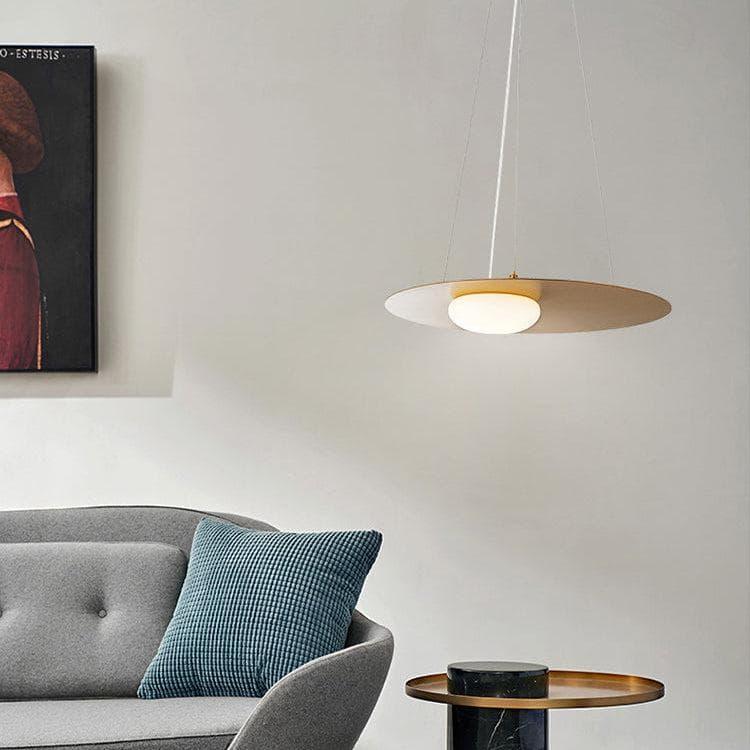 Metavaya Pendant lamp Dia 36cm x H 10cm / ∅ 14.2″ x H 3.9″ / Gold / Warm White Kwic Pendant Lamp 662668847283 M2023122601-1 Kwic Pendant Light | Discount Sale