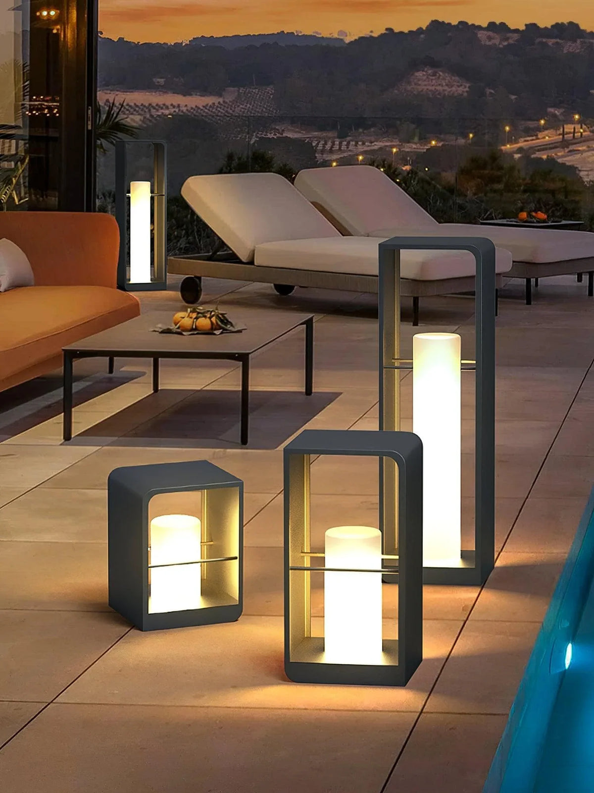 Metavaya Table lamp LED Lantern Garden Light