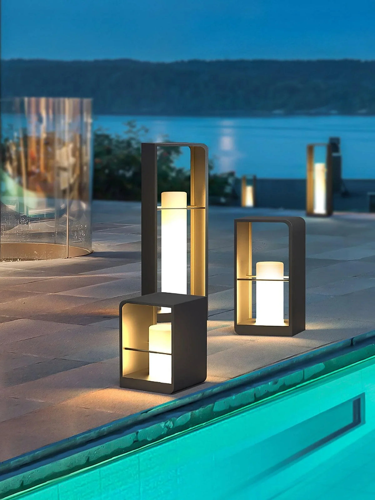 Metavaya Table lamp LED Lantern Garden Light
