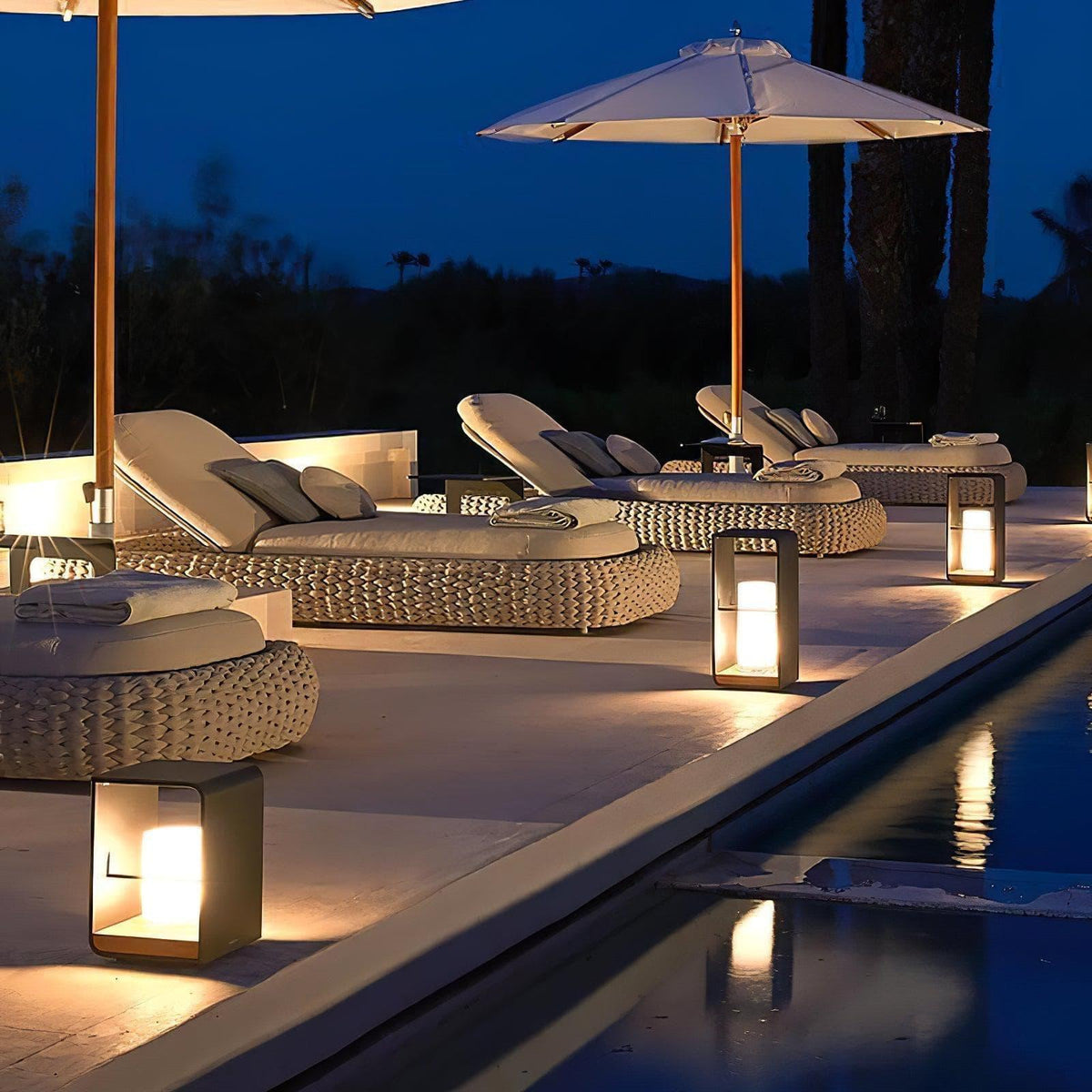 Metavaya Table lamp LED Lantern Garden Light