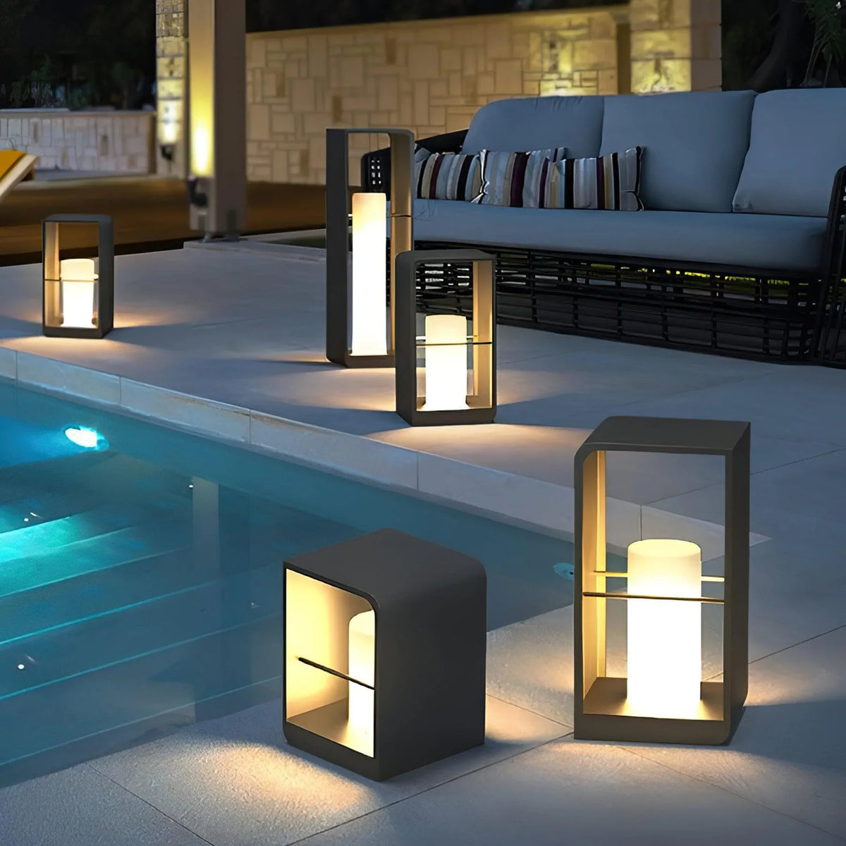 Metavaya Table lamp LED Lantern Garden Light