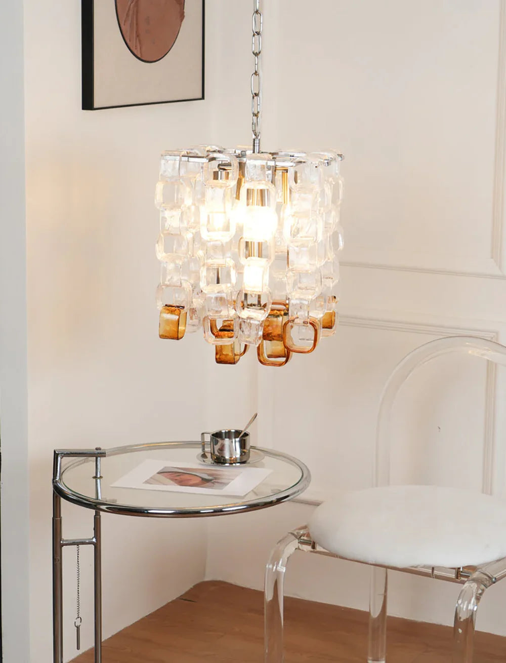 Lce Cubes Interlocking Chandelier - view 10 | Metavaya