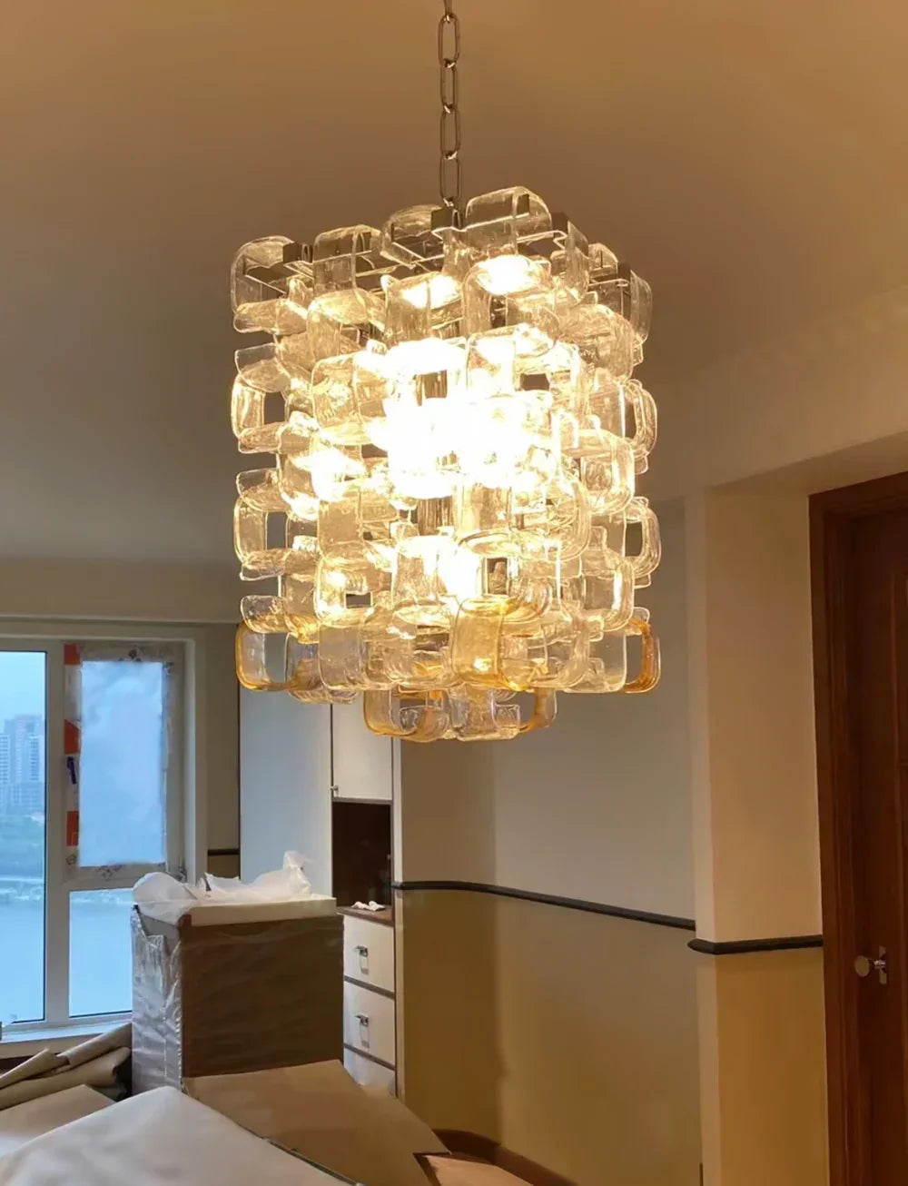 Lce Cubes Interlocking Chandelier - view 14 | Metavaya