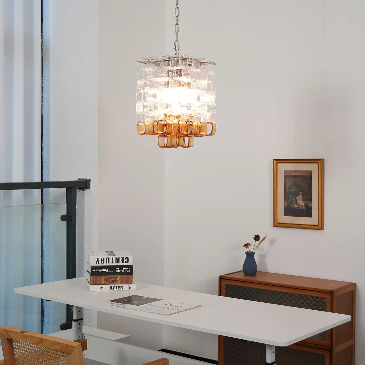 Lce Cubes Interlocking Chandelier - view 2 | Metavaya