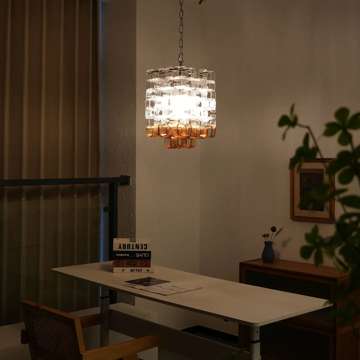Lce Cubes Interlocking Chandelier - view 4 | Metavaya