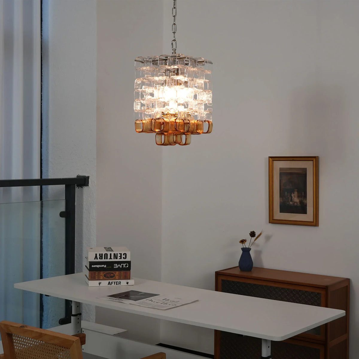 Lce Cubes Interlocking Chandelier - view 3 | Metavaya