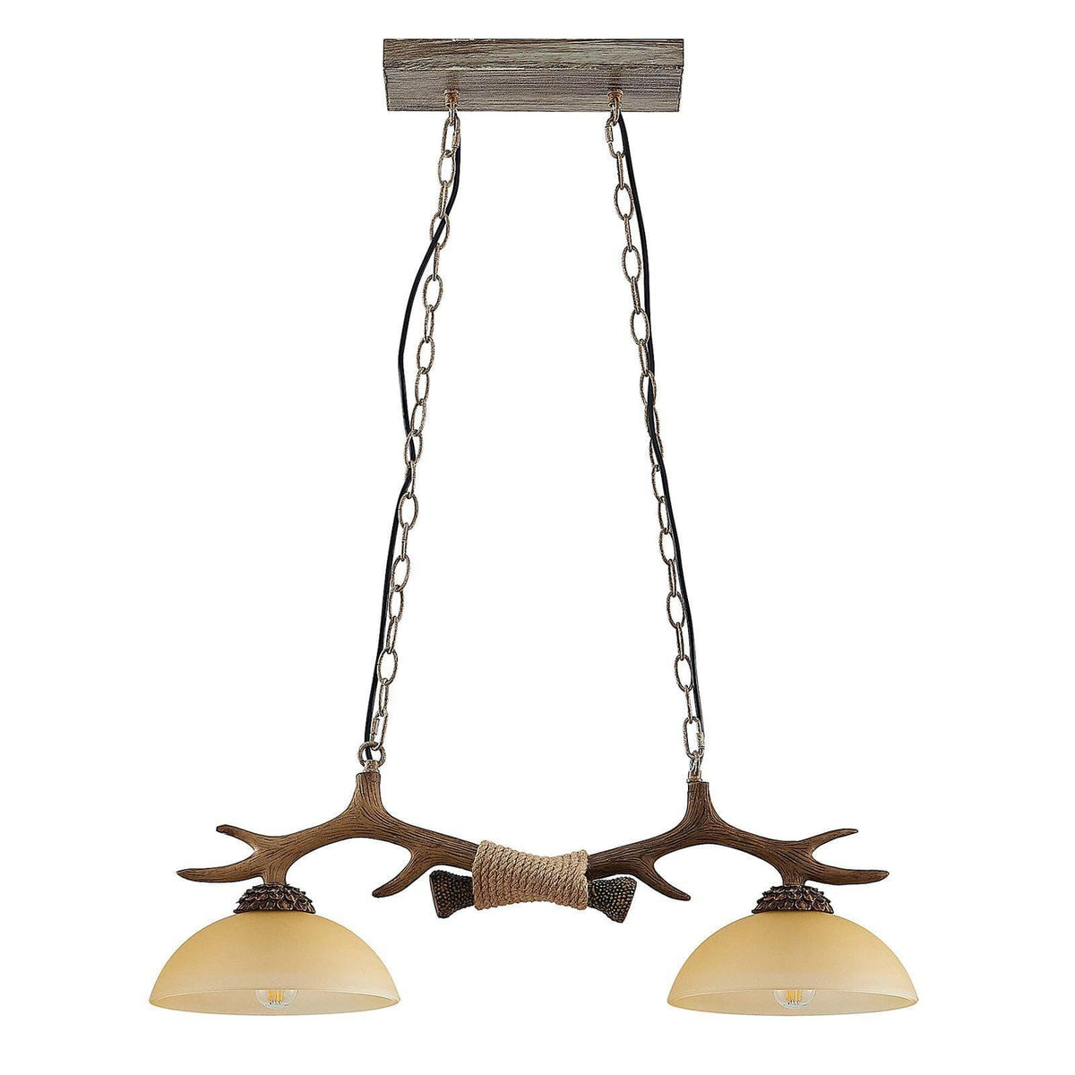 Metavaya Pendant light Dia 76cm x H 150cm / Brown Lindby Tejask Pendant Light 662668874623 M2023060301-1