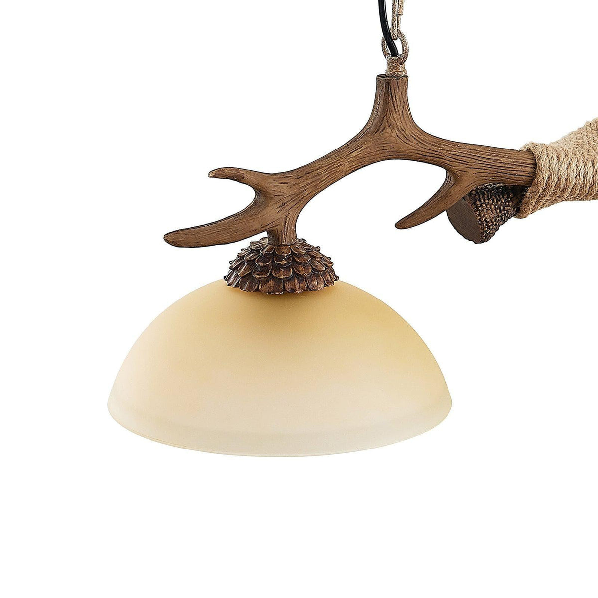 Metavaya Pendant light Dia 76cm x H 150cm / Brown Lindby Tejask Pendant Light 662668874623 M2023060301-1