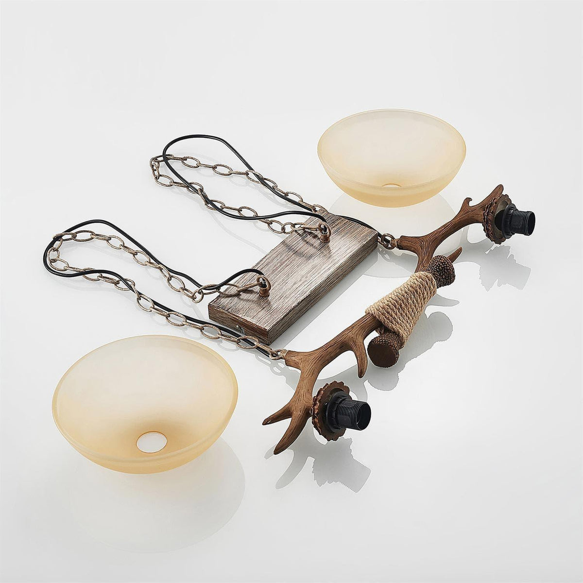 Metavaya Pendant light Dia 76cm x H 150cm / Brown Lindby Tejask Pendant Light 662668874623 M2023060301-1