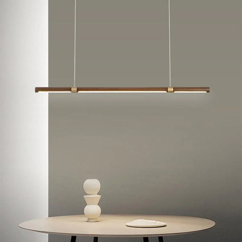 Metavaya Pendant lamp Linear Wood LED Pendant lamp