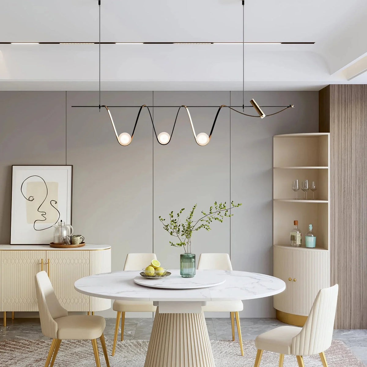 Metavaya Chandelier Linear Island Chandelier Linear Island Chandelier | Discount Sale