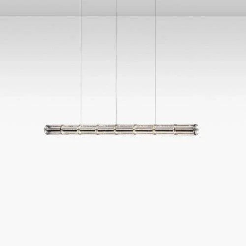 Metavaya Pendant light L 165cm x Dia 10 cm / L 65″ x Dia 3.9″ / Gold / Warm White Flos Luce Horizontal Suspension Light 6938617787103 M2023092401-2