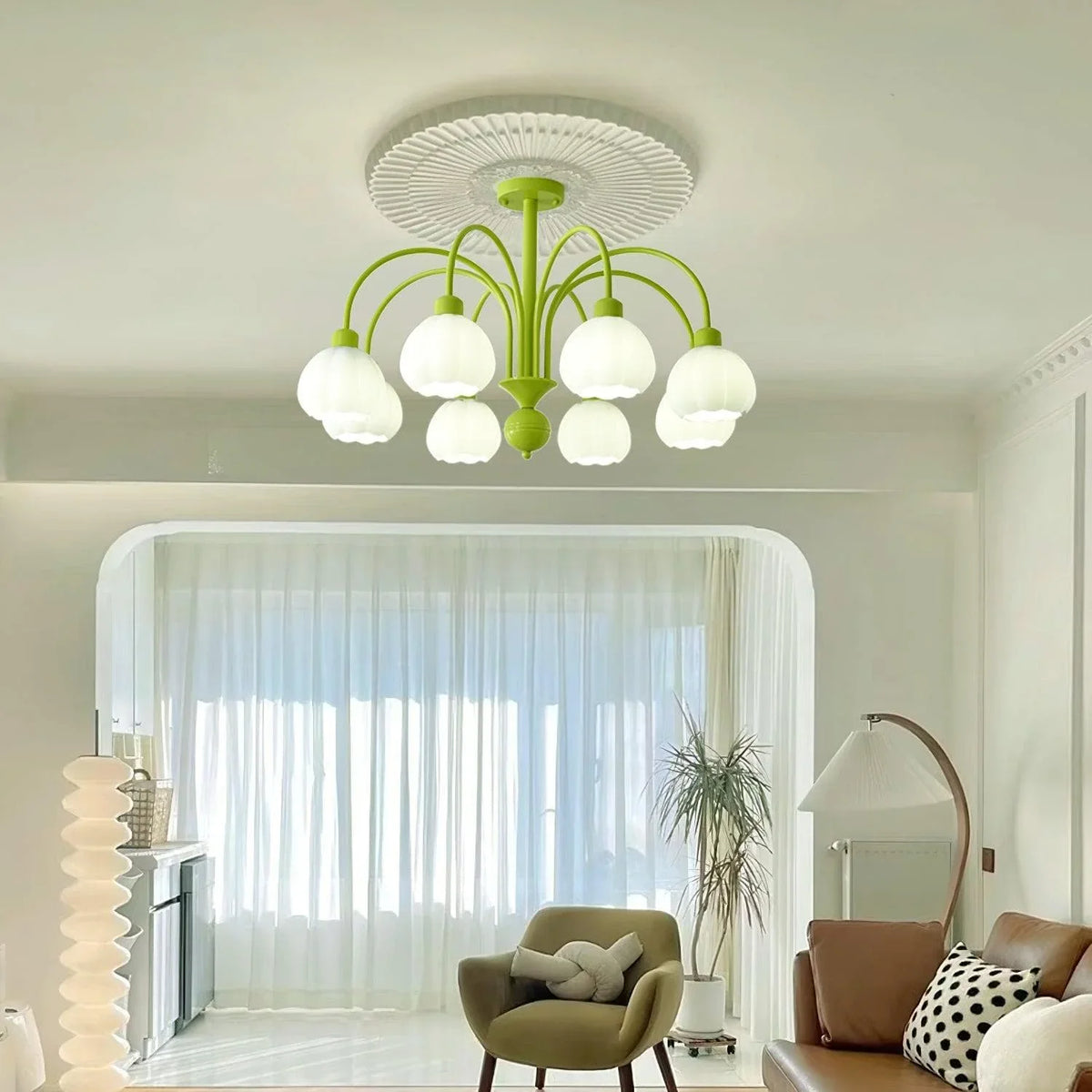 Metavaya Chandelier Lustra Flower Chandelier