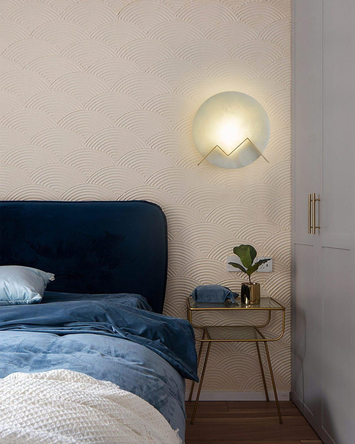 Metavaya Wall lamp M Letter Wall Lamp M letter wall light | Marble wall light