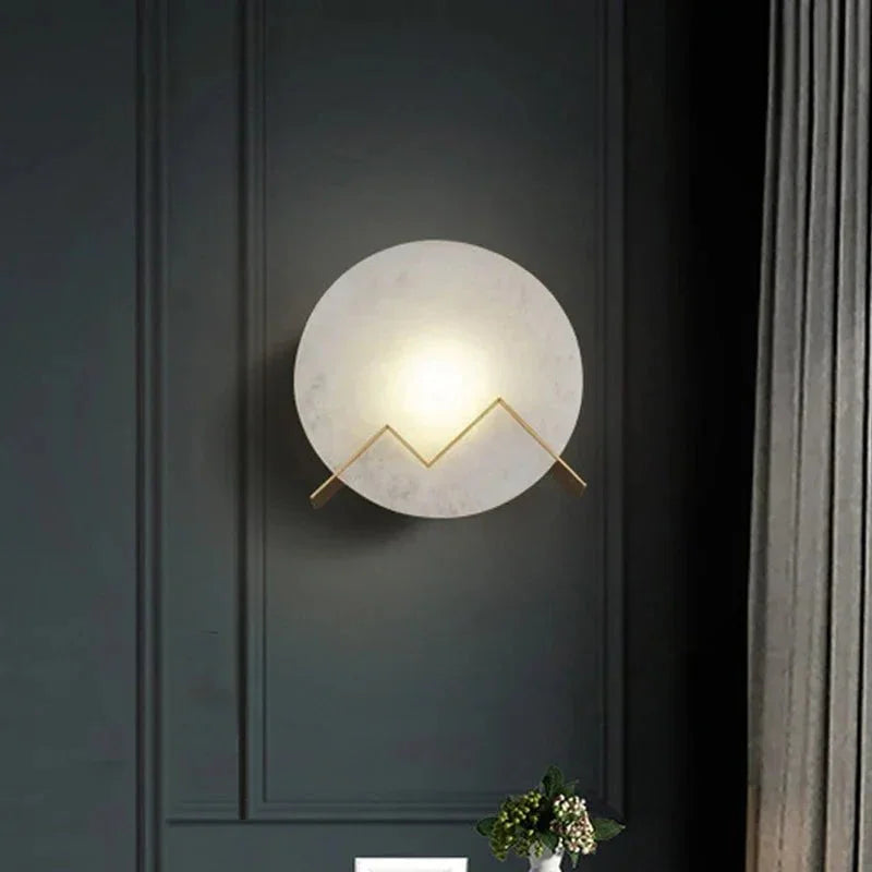 Metavaya Wall lamp M Letter Wall Lamp M letter wall light | Marble wall light