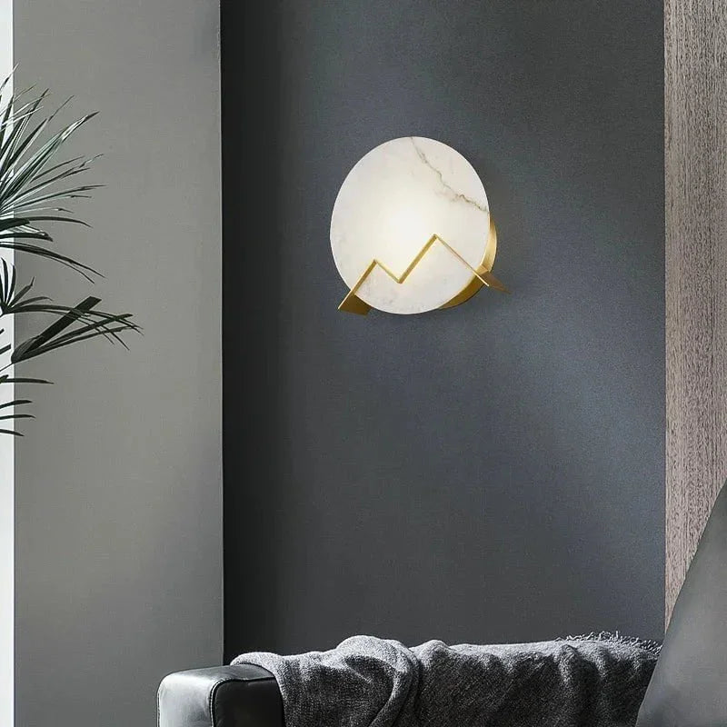 Metavaya Wall lamp M Letter Wall Lamp M letter wall light | Marble wall light