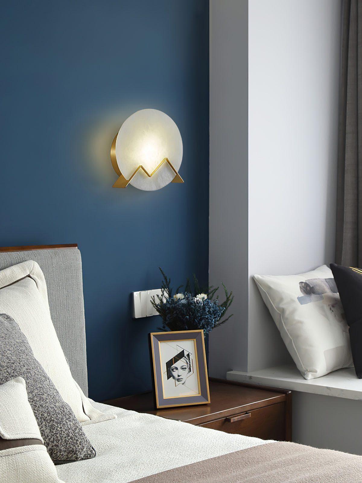 Metavaya Wall lamp M Letter Wall Lamp M letter wall light | Marble wall light
