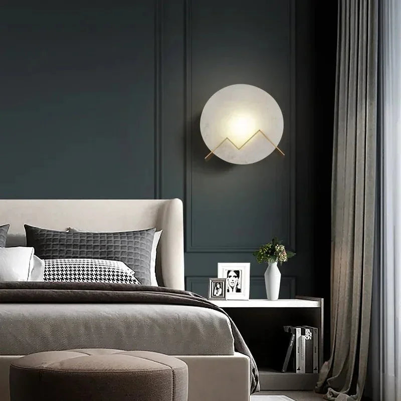 Metavaya Wall lamp M Letter Wall Lamp M letter wall light | Marble wall light