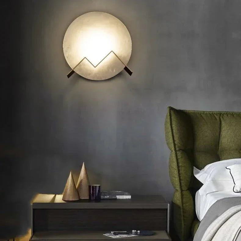 Metavaya Wall lamp M Letter Wall Lamp M letter wall light | Marble wall light