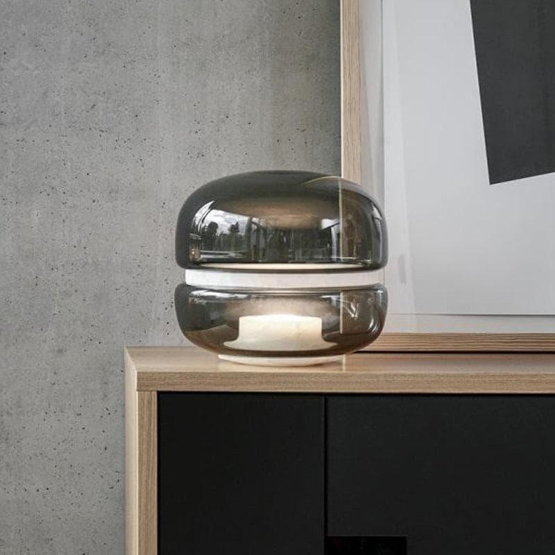 Metavaya Table Lamp Alabaster Glass Table Lamp
