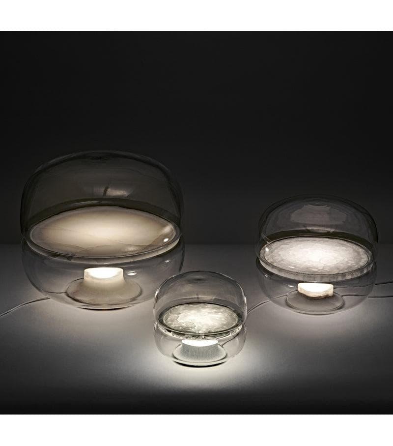Metavaya Table Lamp Alabaster Glass Table Lamp
